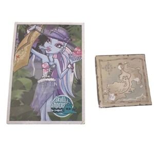 Monster High Skull Shores Abbey Bominable Card Freaky Fusion Catacombs Map